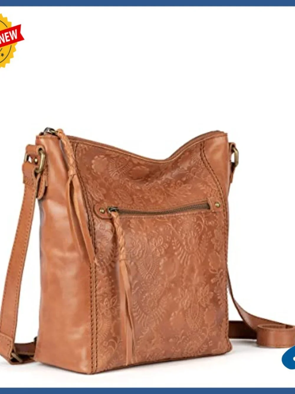 Leather Crossbody Purse with Adjustable Strap for Everyday Travel - Picture 2 of 5